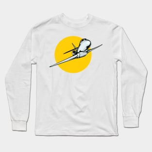 Commercial Jet Plane Airline Retro Long Sleeve T-Shirt